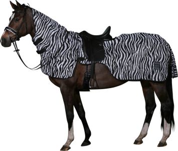 HorseGuard Ausreitdecke Zebra m. Halsteil